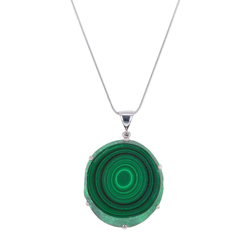 Malachite Slab Pendant