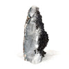 Black Amethyst Drusy with Cut Base