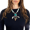 Fossil Artifact Necklace with Turquoise