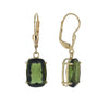 Cosmos 14K Gold Moldovite Earrings