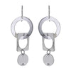 Circles & Squares Sterling Silver Earrings