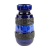 Cobalt Blue and Black Lava Glaze Vase Made in West Germany by Scheurich v2