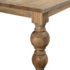 Mindi Wood Dining Table With Turned Legs