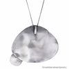 Abisso in Viola Italian Designer Necklace in Sterling Silver & Rare Charoite Gemstone