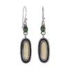 Ancient Fossil Artifact and Alaskan Jade Earrings