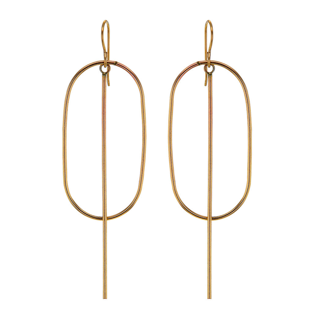 14K Gold Filled Sterling Silver Casual Hoops