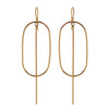 14K Gold Filled Sterling Silver Casual Hoops