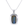 Labradorite Cabochon Pendant Necklace