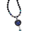 Raw Lapis Lazuli Stone & Turquoise Dangle Designer Necklace