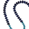 Turquoise & Lapis Lazuli Beaded Runway Necklace