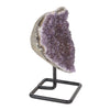 Amethyst Druse Geode Heart on Stand