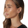 Moira Large Lightweight Rectangle Hoop Earerings in 14 K Gold Filled Sterling Silver