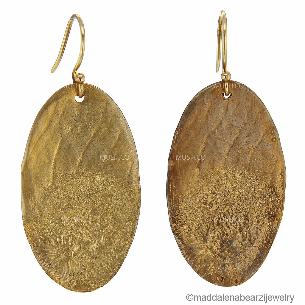 Marea Bronzea One of a Kind Handmade Designer Earrings