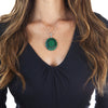 Malachite Slab Pendant