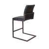 The W Genuine Leather Counter Stool PAIR
