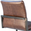 The W Genuine Leather Counter Stool PAIR