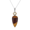 Mookaite Jasper & Citrine Pendant Necklace Earrings Set