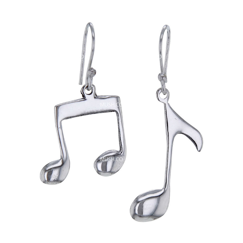 Music Is My Soul Sterling Silver Earrings