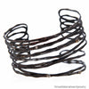 Relitto Scuro Oxidized Copper & Sterling Silver Bracelet with Silver Baubles