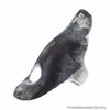 One of a Kind Handmade Italian Designer Ring in Oxidized Sterling Silver Size 7