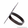 Handmade Italian Designer Ring in Oxidized Sterling Silver Size 8
