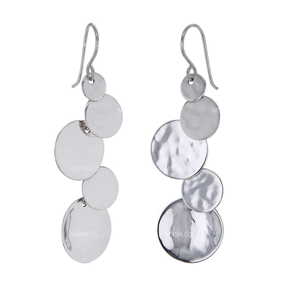 Penny Clusters Sterling Silver Earrings