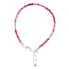 Waterfall Pink Tourmaline Microbead Bracelet