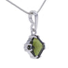 Princess Moldavite Pendant Necklace