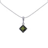 Princess Moldavite Pendant Necklace