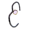 Pink Tourmaline in 14K Gold Plate Rhodium Plated Sterling Bangle Bracelet