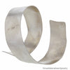 Spiral Ribbon Italian Designer Sterling Silver Cuff in Satin Finish