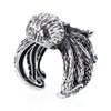 Lifelike Octopus Sterling Silver Ajustable Ring