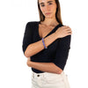 Raw Tanzanite Sterling Silver Link Bracelet
