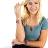 Pink Spiny Oyster Turquoise Cuff Bracelet in Sterling Silver
