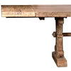 Blond Hardwood Extendable Table in Sienna Finish
