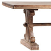 Blond Hardwood Extendable Table in Sienna Finish