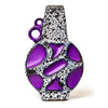 1970s Purple Roth Keramik Banjo Vase 313