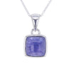 9 Carat Tanzanite Cabochon Pendant Necklace