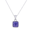 9 Carat Tanzanite Cabochon Pendant Necklace