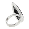 Adjustable Sterling Silver Orthoceras Fossil Ring v5