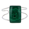 Malachite Sterling Silver Bracelet v1