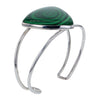 Malachite Sterling Silver Bracelet v2