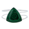 Malachite Sterling Silver Bracelet v2