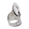 Boho Style Moonstone Sterling Silver Ring Size 6
