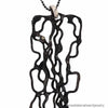 Stunning Italian Designer Necklace in Sterling Silver & 14K Gold