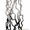 Stunning Italian Designer Necklace in Sterling Silver & 14K Gold
