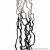 Stunning Italian Designer Necklace in Sterling Silver & 14K Gold
