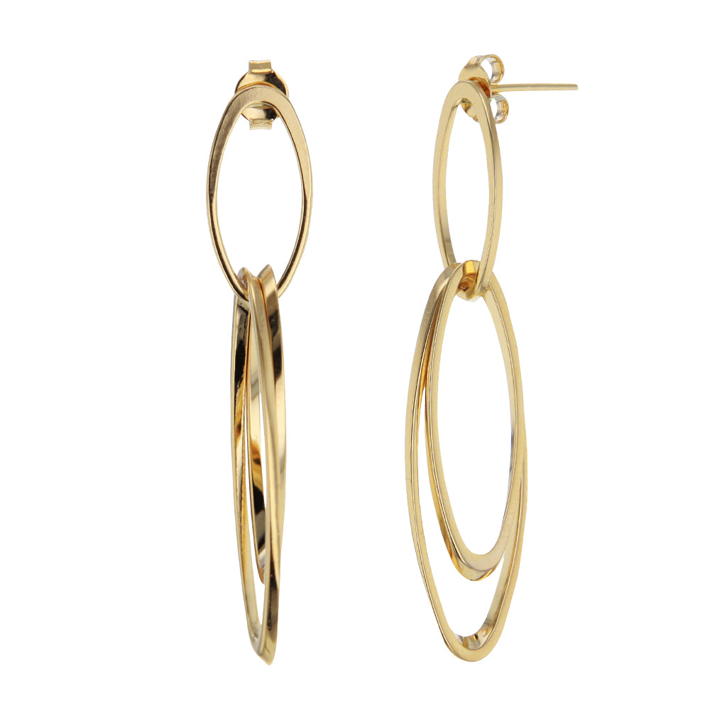 Swag Hoop Earerings in 14K Gold Filled Sterling Silver