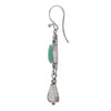 Ancient Fossil Artifact and Turquoise Earrings v3