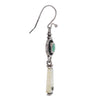 Ancient Fossil Artifact and Turquoise Earrings v4